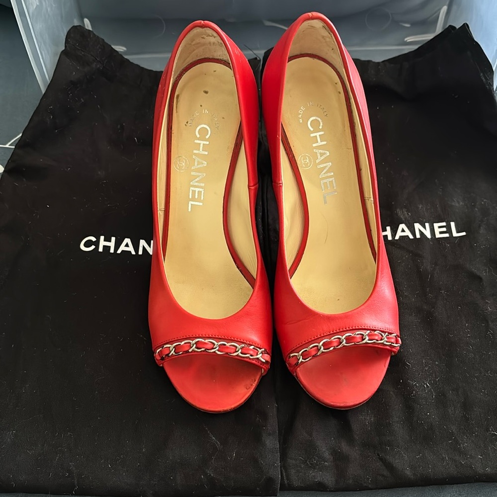 Chanel Peep Toes